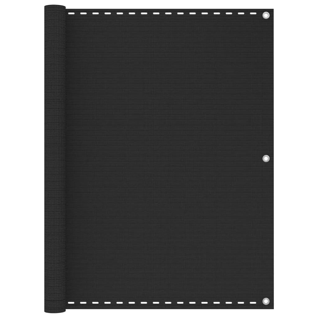 Schermo per balcone schermo per la privacy 120 x 600 cm HDPE antracite 02_0009965