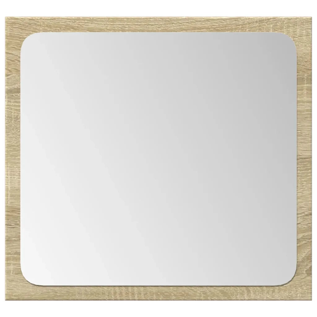 Set Mobili da Bagno 4 pz Rovere Sonoma in Legno Multistrato