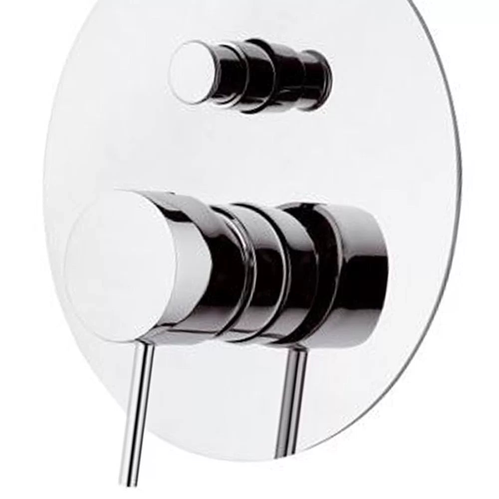 Miscelatore incasso vasca o doccia con deviatore cromato - Serie X Style