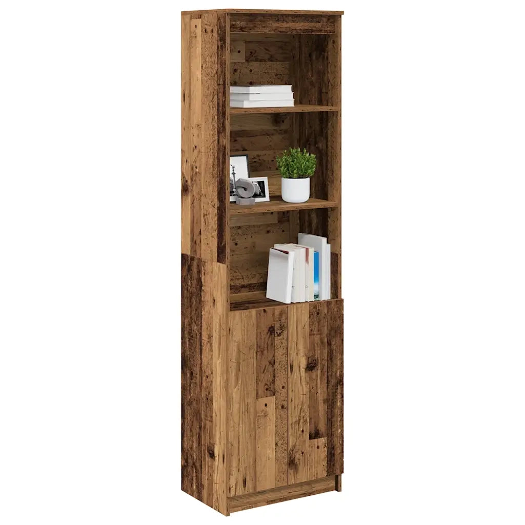 Credenza Legno Antico 50x35x180 cm in Legno Multistrato 3328469