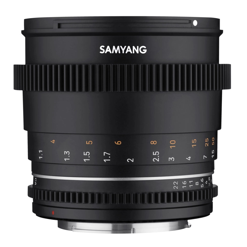 Teleobiettivo Obiettivo per video MF 85mm T1,5 VDSLR MK2 – luminoso T1,5 per Sony E Mount, Follow Focus, full-frame e APS-C, risoluzione 8K