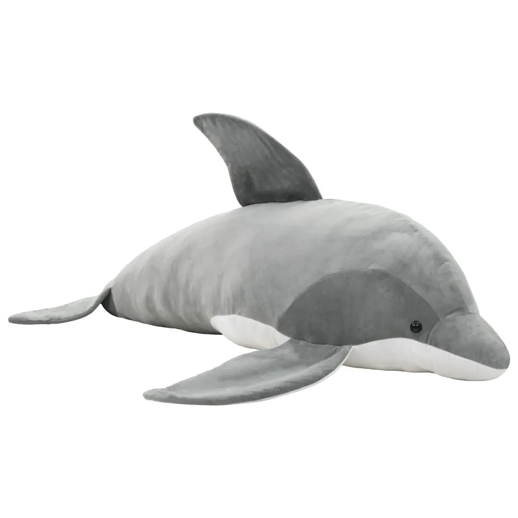 Giocattolo di Peluche Delfino Grigio
