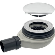 Sifone doccia Geberit d90, con tappo per piletta, altezza della chiusura idraulica 30 mm, scarico in PE