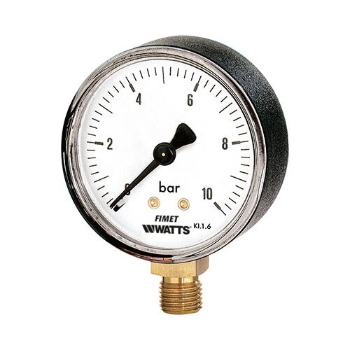 MANOMETRO ATTACCO RADIALE M 1-80- 16 bar- WATTS- pezzi 1