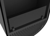 Camino a Bioetanolo da Parete 50x25x130 cm Incyrcle Slim Vert Nero