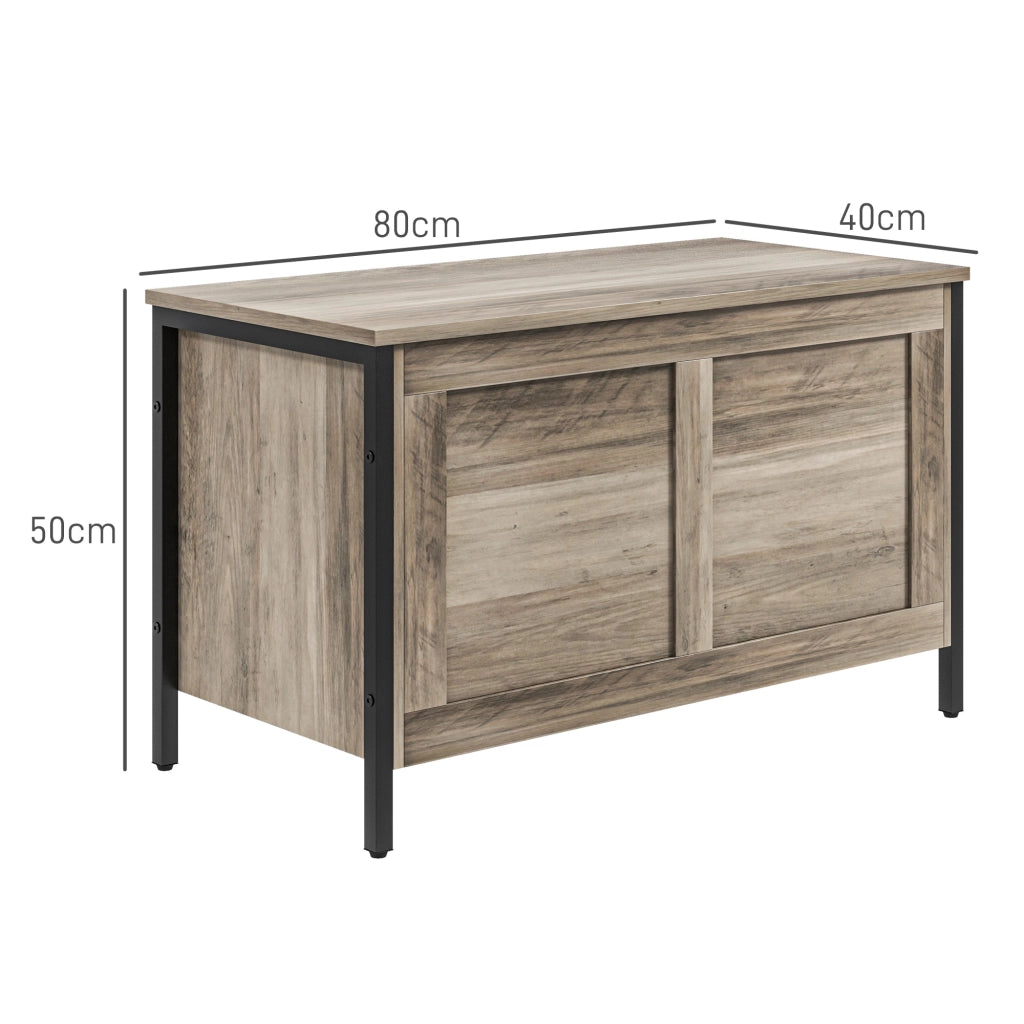Letto contenitore con cassetti ¨C zephmum ¨C 80x40x50 cm grigio