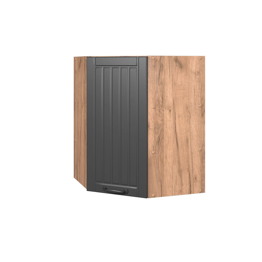 Vicco Mobile angolare da cucina Grigio scuro 57 cm