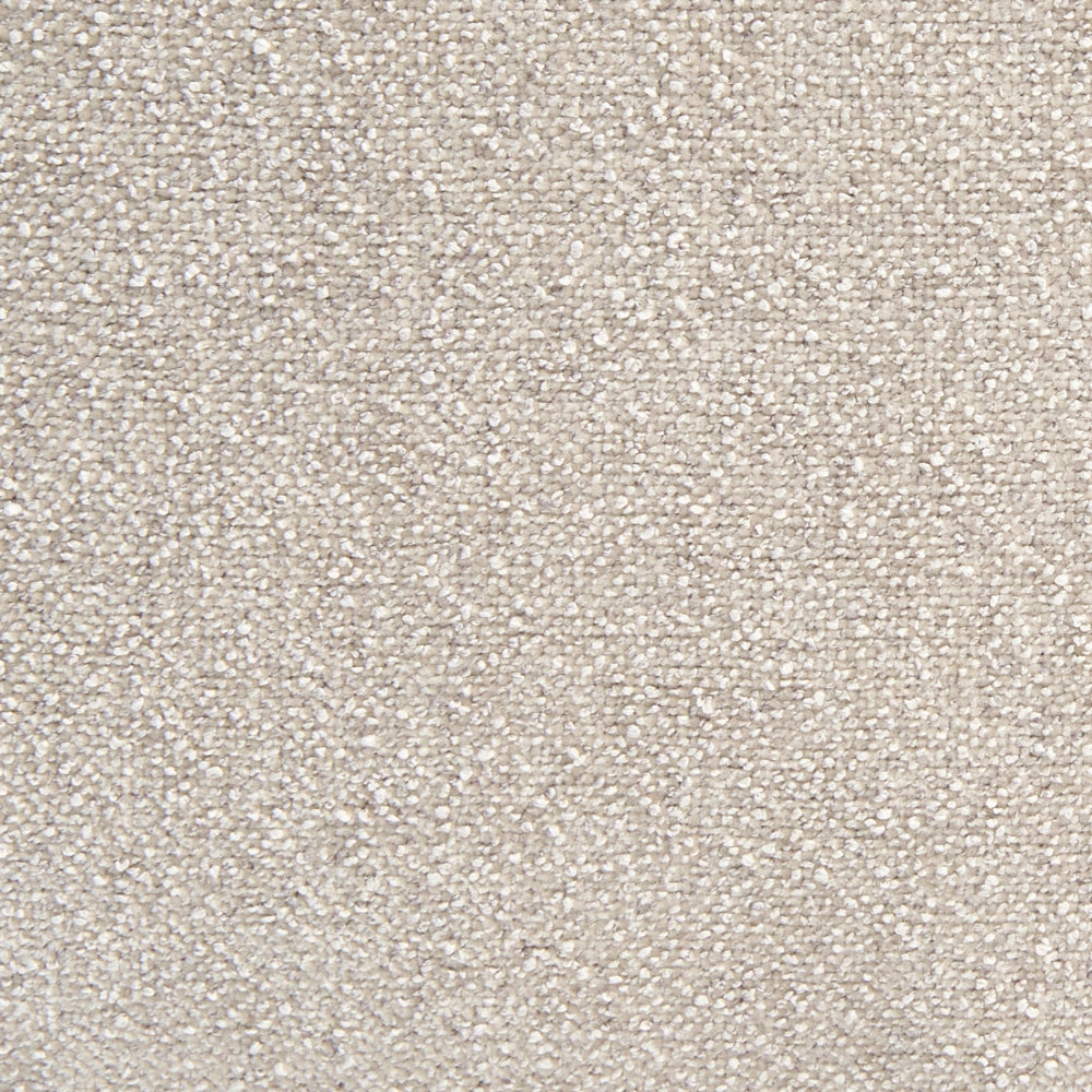 Panchina beige chiaro Boucle da salotto o camera da letto con gambe larghe in stile moderno