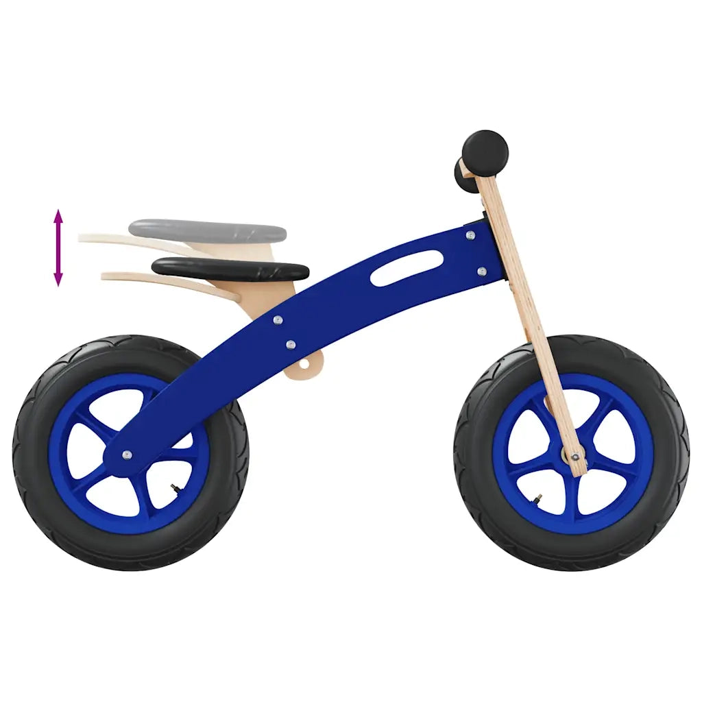 Bicicletta Senza Pedali per Bambini con Pneumatici Aria Blu CFW7988326