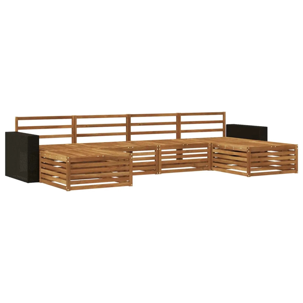 Set divani 6 pcs Legno di Acacia Massello