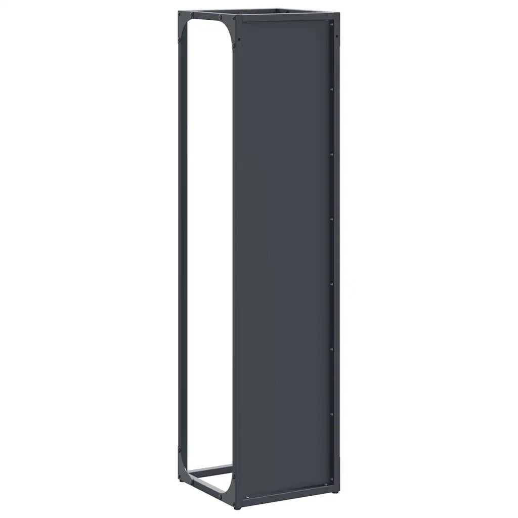 Rastrelliera per Legna da Ardere Antracite 25x25x100 cm CFW5748274