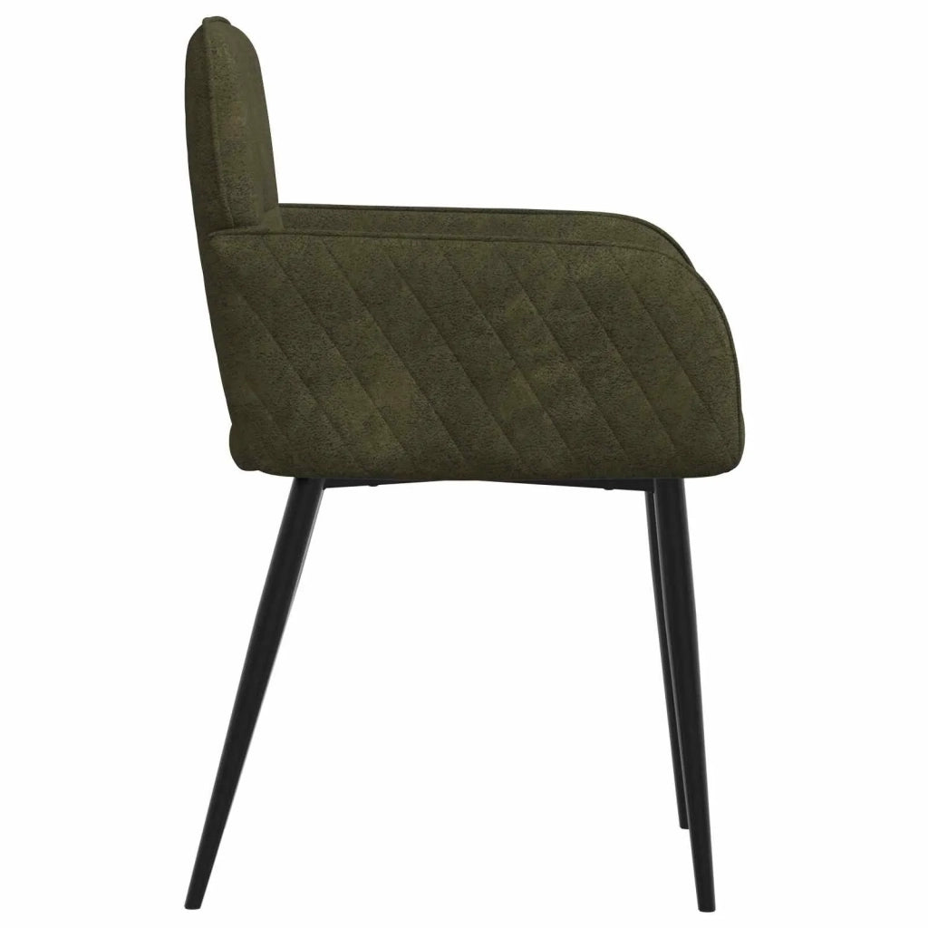 Sedie da pranzo 4 pcs Pelle Scamosciata Sintetica 3428232