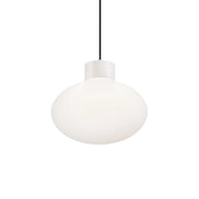 Sospensione Moderna Clio Alluminio Bianco 1 Luce E27
