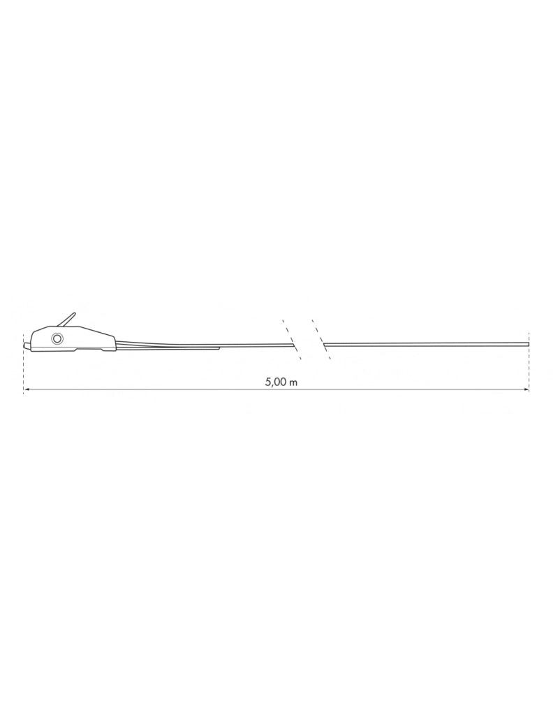 Cinghia di serraggio 5 m con fibbia autobloccante, rossa – THIRARD