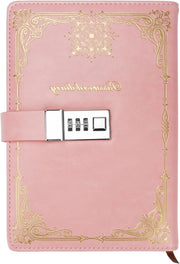 Diario Premium con chiusura e codice per ragazze - A5 formato - 22 x 15 cm - Quaderno per adulti - Diario con chiusura a cifra