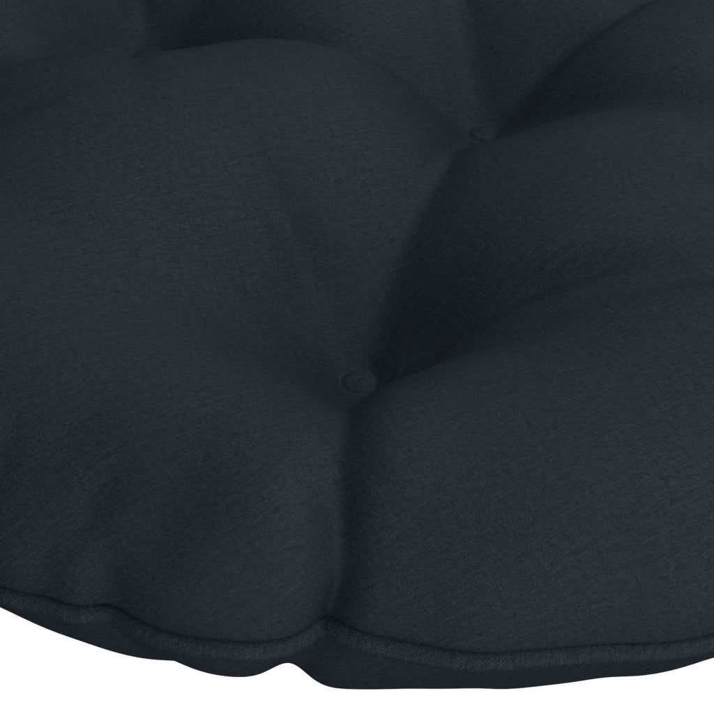 Cuscino per Sedia Papasan VIANEN 100% Poliestere Blu Scuro 953968
