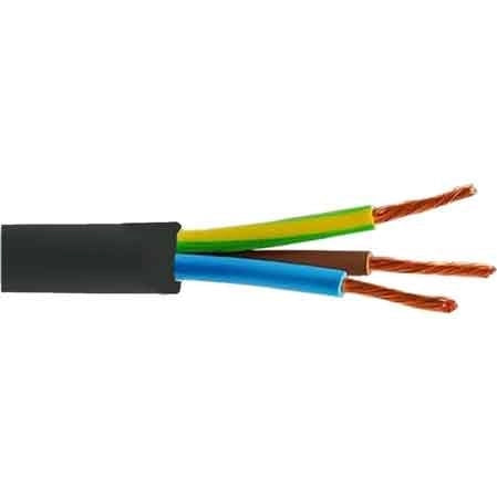CAVO TRIPOLARE 'NERO' Sezione 3x0,75 mm - 100 metrilineari