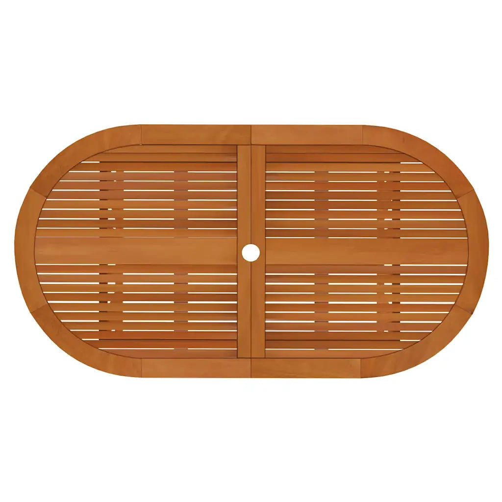 Set da Pranzo per Giardino 5 pz in Legno Massello di Eucalipto 3087338