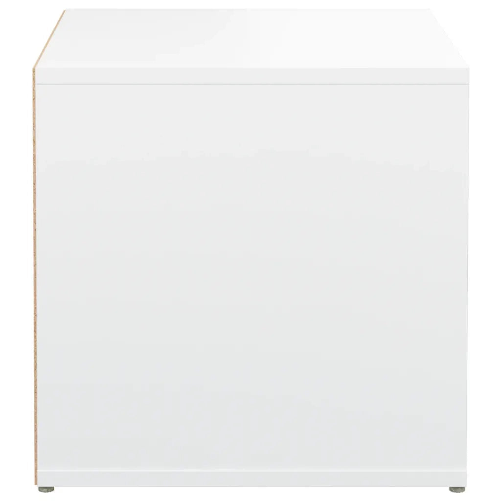 Cassetto Contenitore Bianco 40,5x40x40 cm in Legno Multistrato 808774