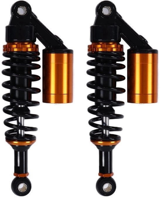Sistema di Sospensione Universale per Motocicletta - Lavorazione in Alluminio e Acciaio - 280mm - 2 Pezzi - Ammortizzazione