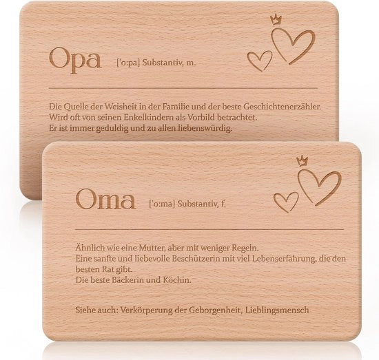 Regalo per nonno e nonna, tavolo da colazione per nonno e nonna, tavolo per aperitivo con personalizzazione come regalo per i nonni più amati