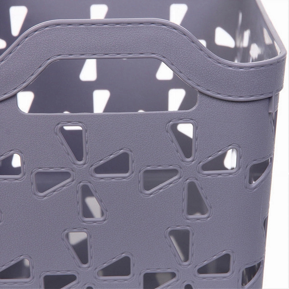 Trade Shop - Cesto Porta Oggetti Cestino Porta Tutto Con Maniglie 31x21x21 Cm Assortiti 10726 -