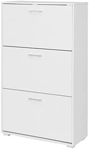 A1505001 - Scarpiera 3 scomparti bianca