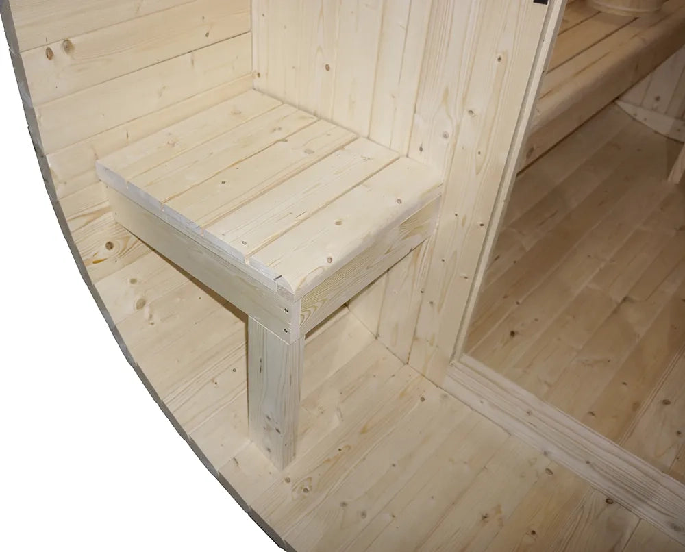 Sauna finlandese da esterno 4 persone 185x220cm h194 in legno di abete | Kota