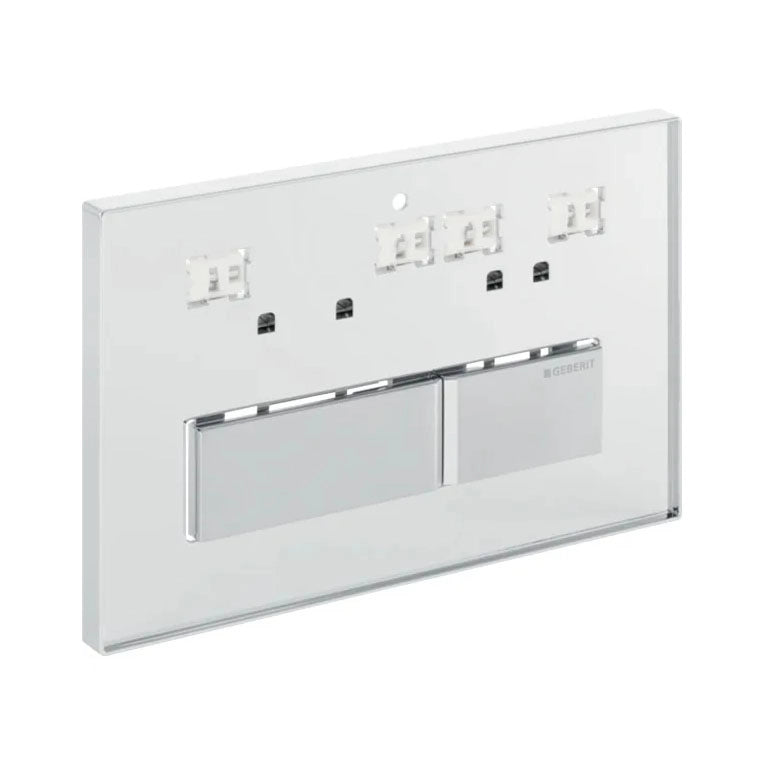 PLACCA DI COMANDO 2 TASTI SIGMA 50 PERSONALIZZABILE- Lega metallo Personalizzabile- GEBERIT- pezzi 1
