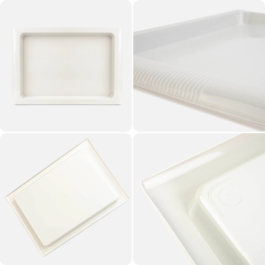 Vassoio da portata in plastica KADAX per cucina, camerieri, bar, grande 40x28 cm
