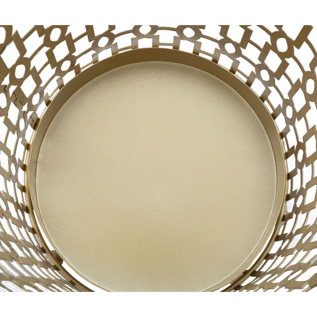 Porta Ombrelli VKH333, Oro, Metallo, 22,5x22,5x47,5 cm
