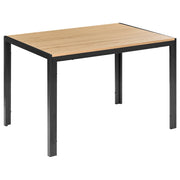 Tavolo classico in legno MDF chiaro  120 x 80 cm classico in stile elegante
