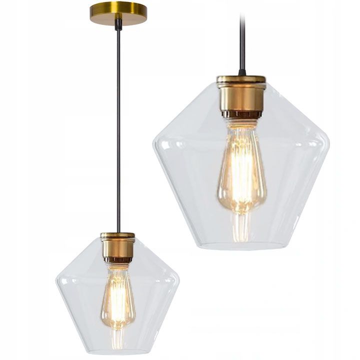 Lampada Da Soffitto Di Vetro APP439-1CP APP440-1CP Transparente