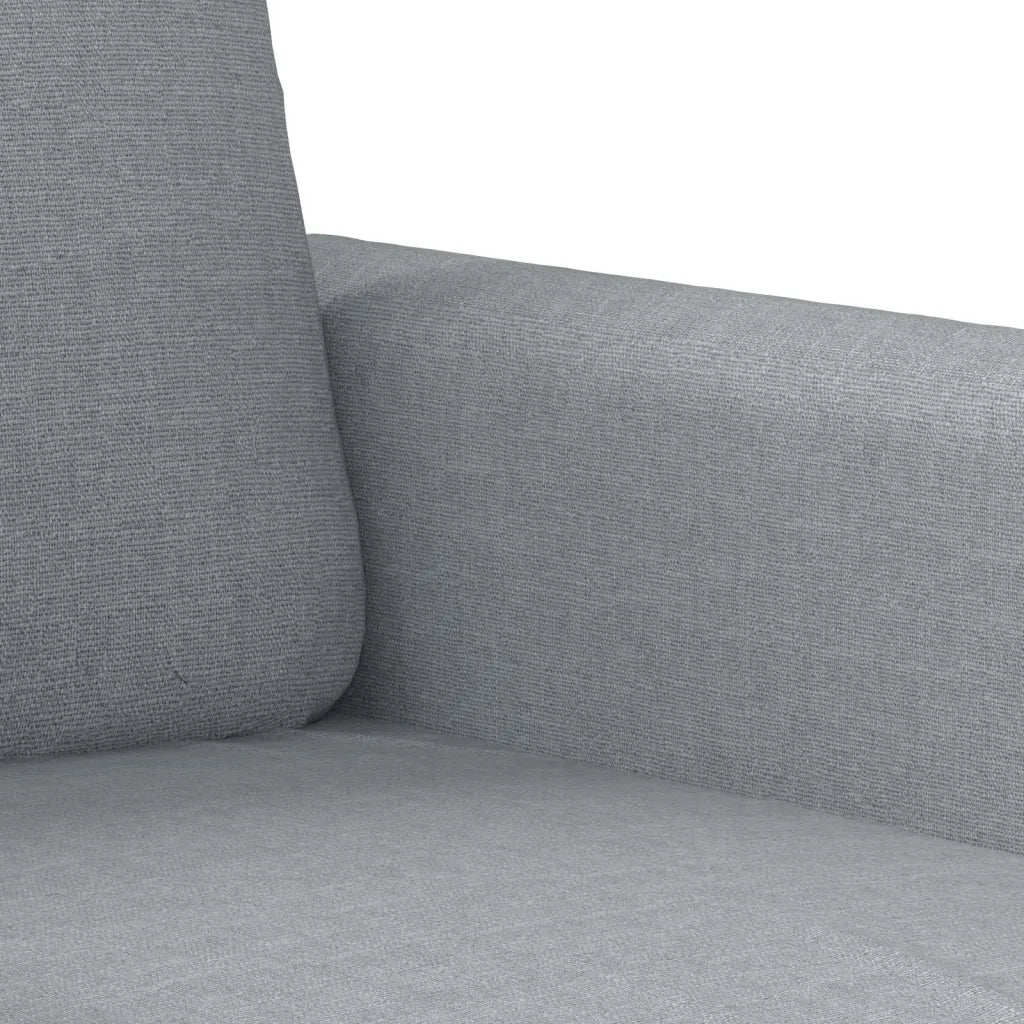 Set di Divani 3 pz con Cuscini Grigio Chiaro in Tessuto 3202054