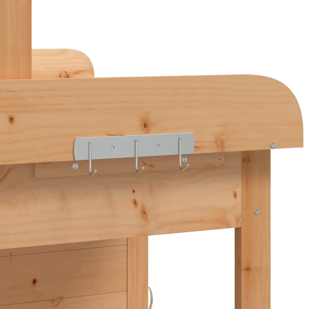 Tavolo Invaso Mobile Marrone 110,5x45x124,5cm Massello Abete CFW3583630