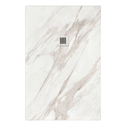 Piatto doccia in pietra SOLIDSTONE alto 2.8cm - MARMO BIANCO - Misura: 70x90 x 2,8h