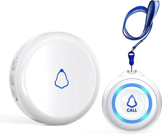 Deurbellore Debito Wireless per la Casa con 4 Regolazioni di Volume e LED Flash - Impermeabile e Installazione Facile
