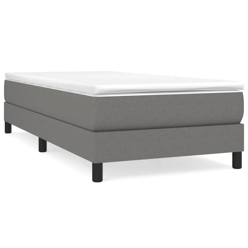 Struttura Letto a Rete a Molle Grigio Scuro 80x200 cm Tessuto 3120469
