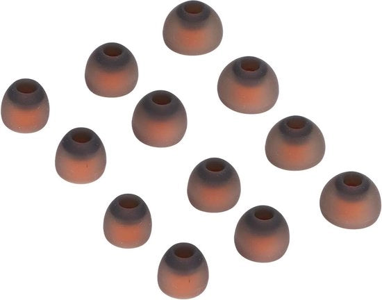 Orecchini in gomma a silicio - Isolamento acustico - Orecchini sostitutivi - Modello compatibile X4 X3 X2 - Tecnologia di isolamento acustico - Comfortevole da indossare - 6 paia.