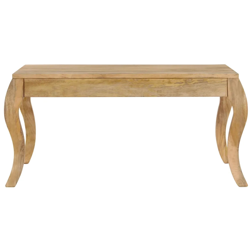 vidaXL Tavolino da Salotto in Legno Massello di Mango 80x80x40cm