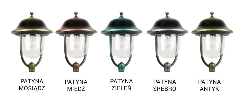 Testa lampada giardino PRINCE SU-MA nera rotonda E27 IP43