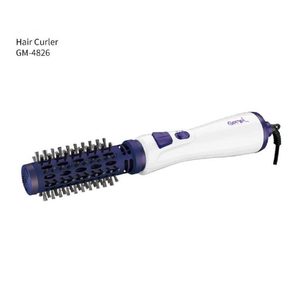 Trade Shop - Spazzola Rotante Ad Aria Calda Asciugacapelli Styler Capelli Gm-4826 1000w Piastra -
