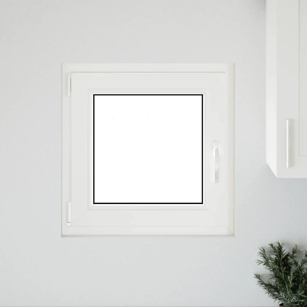 Finestra per Soffitta RISOR 60 x 60 cm PVC e Vetro Bianco CFW2298492
