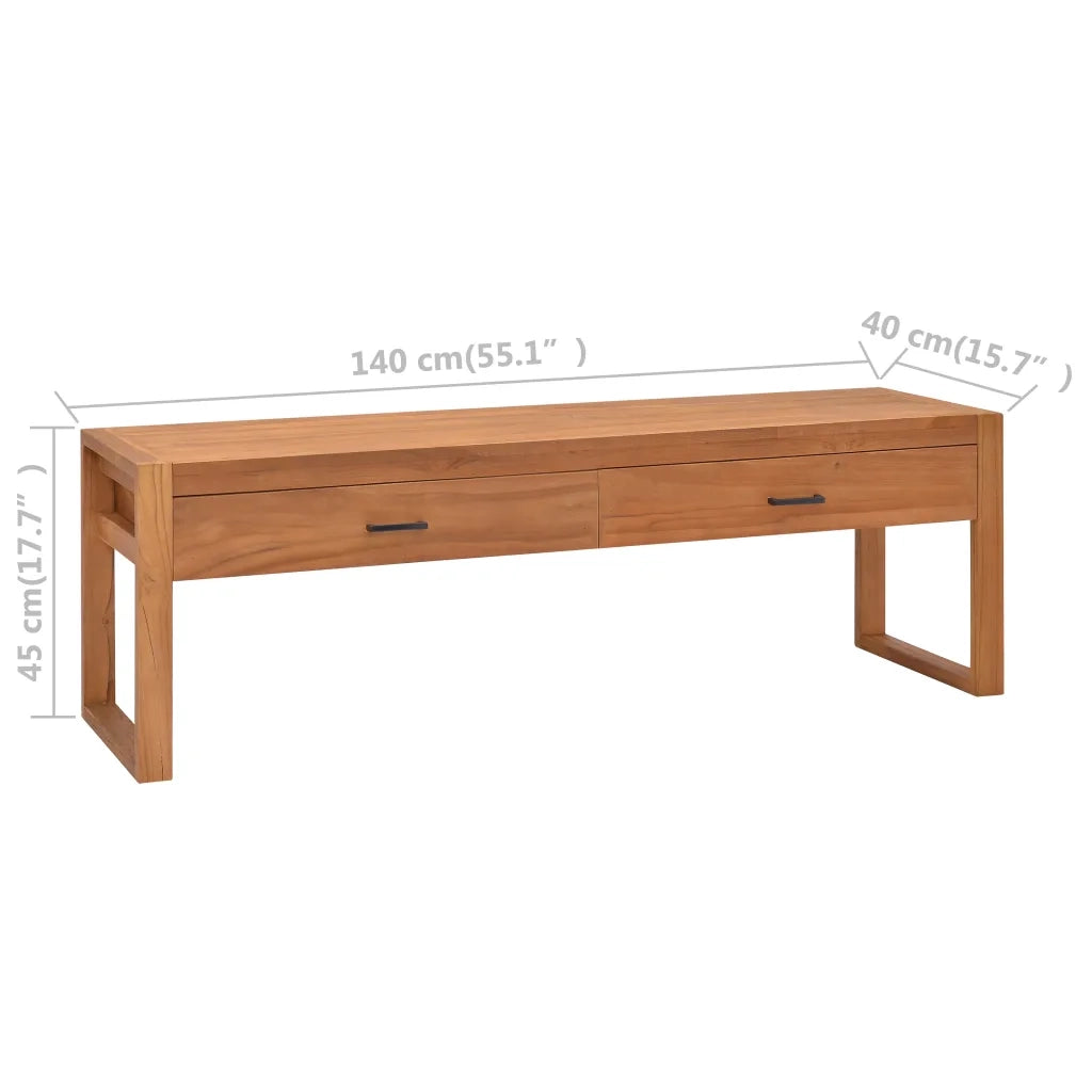 Mobile TV | Armadietto TV | Mobile Porta TV 140x40x45 cm in Legno di Teak