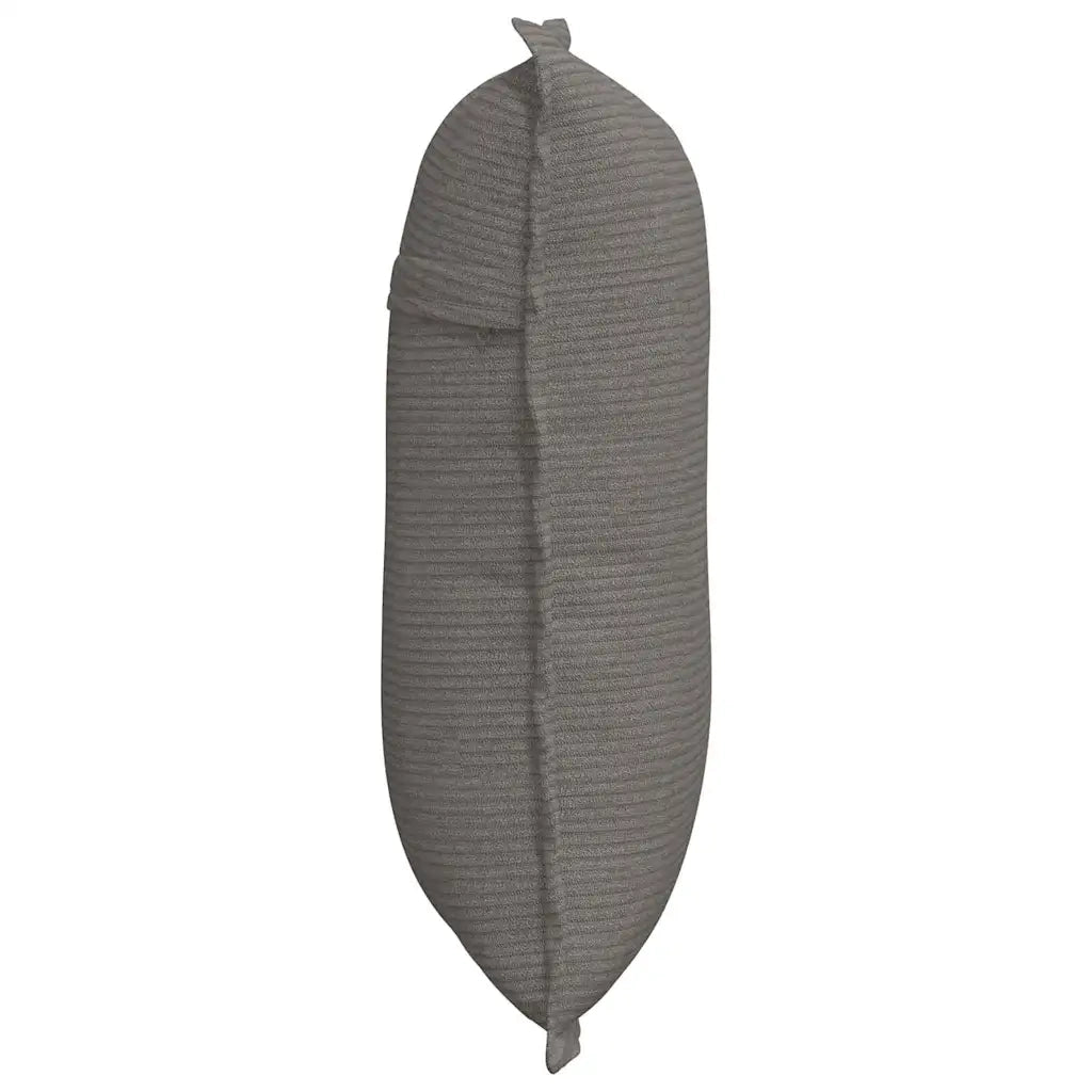 Cuscino per Schiena Grigio chiaro 50 x 45 cm Tessuto in Cords 42014650