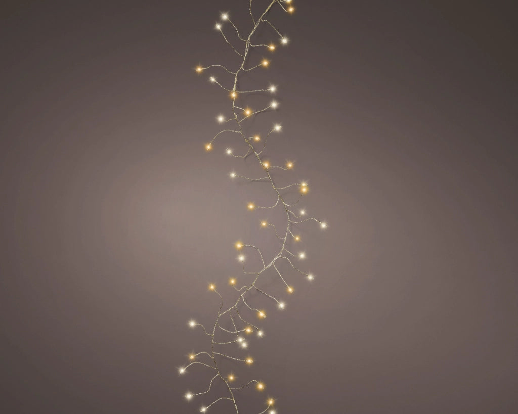 Luci compatte per porte Micro LED con 8 funzioni di effetto sfavillante per esterni 550 cm