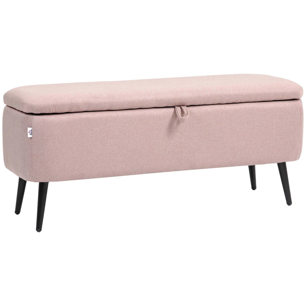 Cassettiera con coperchio ribaltabile ¨C zephmum ¨C rosa 101x38.5x44.5cm