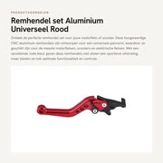 Set di freni a disco universale in alluminio rosso per motocicletta scooter modificazione doppio disco