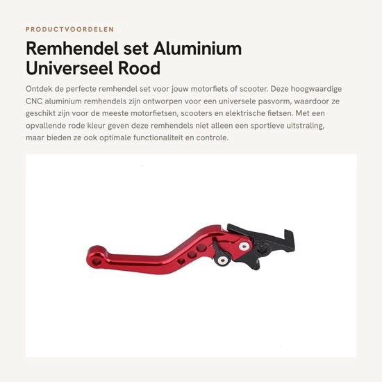 Set di freni a disco universale in alluminio rosso per motocicletta scooter modificazione doppio disco