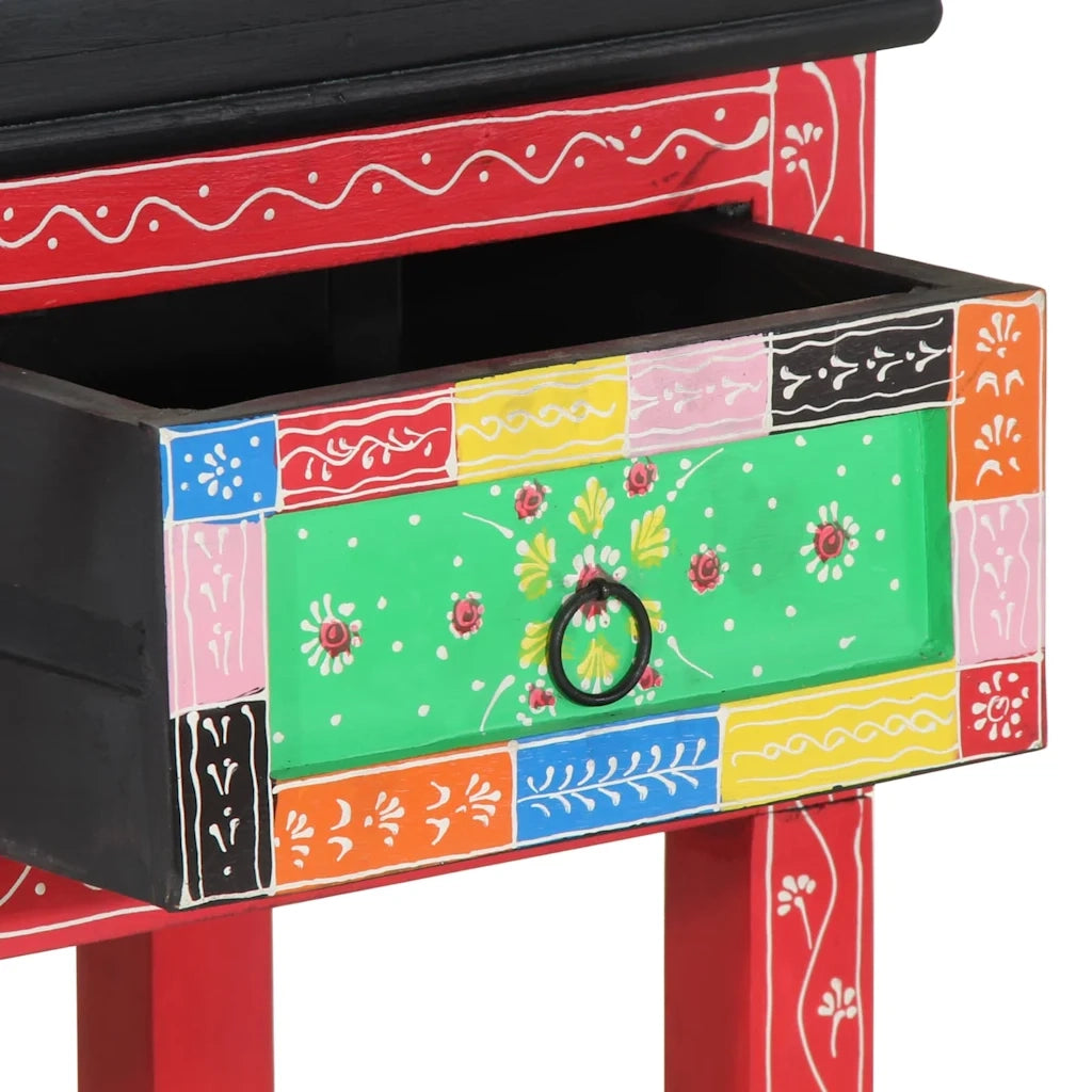 Tavolo Consolle | Tavolo d'Ingresso con cassetto Multicolore 100 x 30 x 77 cm